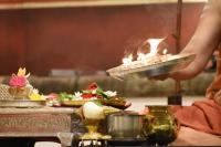 Shri Devi Pujana by HH Swamiji; Picture Courtesy Shri Abhinav Kalla