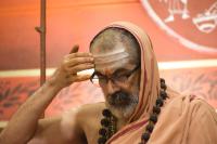 Shri Devi Pujana by HH Swamiji; Picture Courtesy Shri Abhinav Kalla