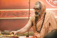 Shri Devi Pujana by HH Swamiji; Picture Courtesy Shri Abhinav Kalla
