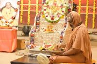 Shri Devi Pujana by HH Swamiji; Picture Courtesy Shri Abhinav Kalla