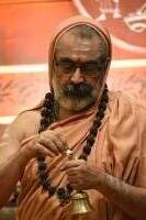 Shri Devi Pujana by HH Swamiji; Picture Courtesy Shri Abhinav Kalla
