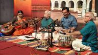 Veena Recital & Vocals by Nada Brahma Sangeet Balaga, Mangaluru; Picture Courtesy Shri Jaikishan Kandlur