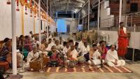 Shri Shiva Pujana by HH Swamiji; Picture Courtesy Shri Jaikishan Kandlur