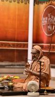 Shri Devi Pujana by HH Swamiji; Picture Courtesy Shri Jaikishan Kandlur