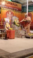 Shri Shiva Pujana by HH Swamiji; Picture Courtesy Shri Jaikishan Kandlur