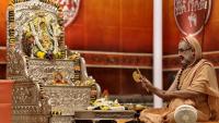 Shri Shiva Pujana by HH Swamiji; Picture Courtesy Shri Jaikishan Kandlur