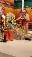 Shri Shiva Pujana by HH Swamiji; Picture Courtesy Shri Jaikishan Kandlur