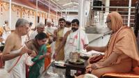 Teertha Vitarana; Picture Courtesy Shri Jaikishan Kandlur
