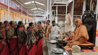 Teertha Vitarana; Picture Courtesy Shri Chandrashekhar Padubidri