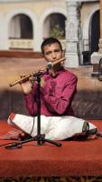 Bhajana Seva by Master Gajanan Kamath & Flute recital by Master Vaibhav Kamath of Mangaluru; Picture Courtesy Shri Jaikishan Kandlur