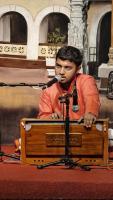 Bhajana Seva by Master Gajanan Kamath & Flute recital by Master Vaibhav Kamath of Mangaluru; Picture Courtesy Shri Jaikishan Kandlur