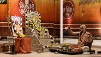 Shri Shiva Pujana by HH Swamiji; Picture Courtesy Shri Jaikishan Kandlur