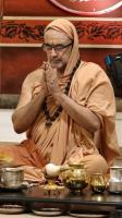 Shri Devi Pujana by HH Swamiji; Picture Courtesy Shri Jaikishan Kandlur