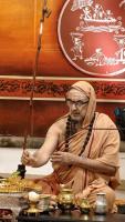 Shri Devi Pujana by HH Swamiji; Picture Courtesy Shri Jaikishan Kandlur