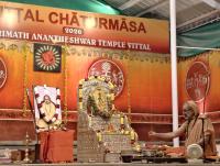 Shri Devi Pujana by HH Swamiji; Picture Courtesy Shri Jaikishan Kandlur