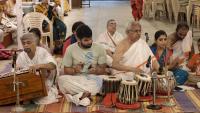 Shri Devi Pujana by HH Swamiji; Picture Courtesy Shri Jaikishan Kandlur