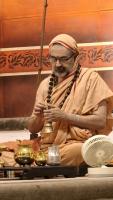 Shri Shiva Pujana by HH Swamiji; Picture Courtesy Shri Jaikishan Kandlur