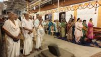 Shri Shiva Pujana by HH Swamiji; Picture Courtesy Shri Jaikishan Kandlur
