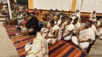 Shri Shiva Pujana by HH Swamiji; Picture courtesy Shri Jaikishan Kandlur