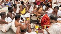 Shri Guru Paduka Pujana; Picture Courtesy Shri Jaikishan Kandlur