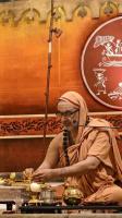 Shri Devi Pujana by HH Swamiji; Picture Courtesy Shri Jaikishan Kandlur