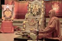 Shri Devi Pujana by HH Swamiji; Picture Courtesy Shri Sadashiv Bana