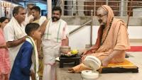 Teertha Vitarana; Picture Courtesy Shri Abhishek Pai