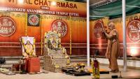 Shri Devi Pujana by HH Swamiji; Picture Courtesy Shri Jaikishan Kandlur
