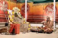 Shri Devi Pujana by HH Swamiji; Picture Courtesy Shri Jaikishan Kandlur