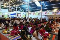 Parijnanalahari Mahotsava: Samuhika Shri Lalita Sahasranama Stotram Laksha-Kunkumarchana; Picture courtesy Shri Sadashiv Bana