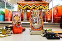 Mandala Puja & Shri Vedavyasa Puja by HH Swamiji; Picture courtesy Shri Sadashiv Bana