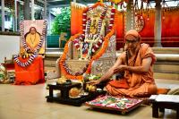Mandala Puja & Shri Vedavyasa Puja by HH Swamiji; Picture courtesy Picture courtesy Shri Sadashiv Bana