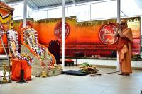 Mandala Puja & Shri Vedavyasa Puja by HH Swamiji; Picture courtesy Shri Sadashiv Bana