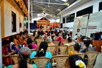 Dharma Sabha MC'd by Smt. Ankita Savanal; Picture courtesy Shri Sadashiv Bana