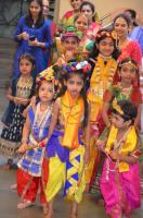 Gopala Kallo programme; Kids dressed up as Radha and Krishna (28 August 2024) (Pictures Courtesy of Shri Ganesh Rao)