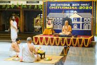 Guru Pujana by H.H.Swamiji on Simollanghana at Shirali  (2nd September 2020)