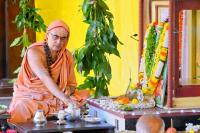Guru Pujana by H.H.Swamiji on Simollanghana at Shirali  (2nd September 2020)