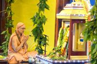 Guru Pujana by H.H.Swamiji on Simollanghana at Shirali  (2nd September 2020)