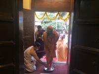 H.H. Swamiji at Shri Shankar Narayan Dattatraya Temple, Udipi and arrival at Samadhi Math, Mangalore (16.1.2021)