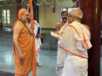 H.H. Swamiji's visit to Guru Math, Mallapur on 24 Jan 2023