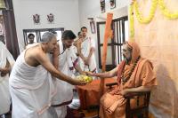 H.H. Swamiji's visit to Shri Shankar Narayan Duttatreya Devasthan Udupi, Sunkad Katte Shri Vinayak Devasthan Kalyanpur and Shri Umamaheshwar Temple, Kalynanpur.  (20 Dec 2023)