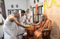 H.H. Swamiji's visit to Shri Shankar Narayan Duttatreya Devasthan Udupi, Sunkad Katte Shri Vinayak Devasthan Kalyanpur and Shri Umamaheshwar Temple, Kalynanpur.  (20 Dec 2023)