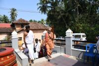 H.H. Swamiji's visit to Shri Shankar Narayan Duttatreya Devasthan Udupi, Sunkad Katte Shri Vinayak Devasthan Kalyanpur and Shri Umamaheshwar Temple, Kalynanpur.  (20 Dec 2023)