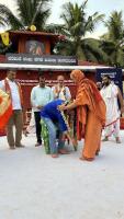 H.H. Swamiji's visit to Shri Idagunji Maha Ganapati Yakshagana Mandali, Keremane (3 Feb 2023)  