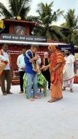 H.H. Swamiji's visit to Shri Idagunji Maha Ganapati Yakshagana Mandali, Keremane (3 Feb 2023)  