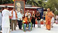 H.H. Swamiji's visit to Shri Idagunji Maha Ganapati Yakshagana Mandali, Keremane (3 Feb 2023)  