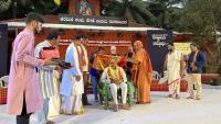 H.H. Swamiji's visit to Shri Idagunji Maha Ganapati Yakshagana Mandali, Keremane (3 Feb 2023)  
