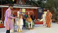 H.H. Swamiji's visit to Shri Idagunji Maha Ganapati Yakshagana Mandali, Keremane (3 Feb 2023)  
