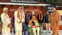H.H. Swamiji's visit to Shri Idagunji Maha Ganapati Yakshagana Mandali, Keremane (3 Feb 2023)  