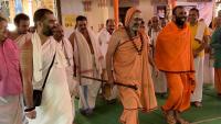 H.H. Swamiji at Vyas Ashram Camp, Haridwar (24 Feb 2023)